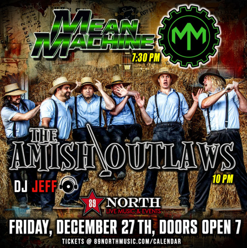 Flyer: MEAN MACHINE & THE AMISH OUTLAWS