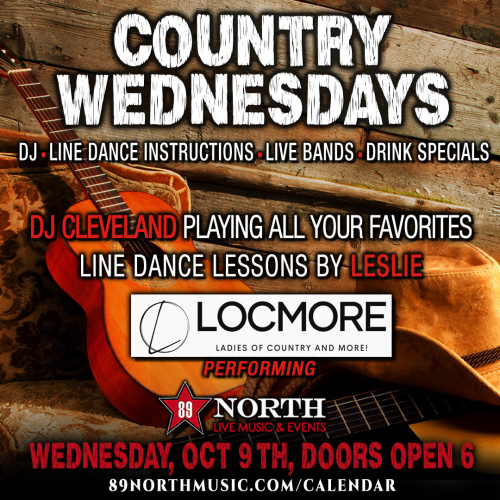 Flyer: Country Wednesdays - Featuring LoCMore