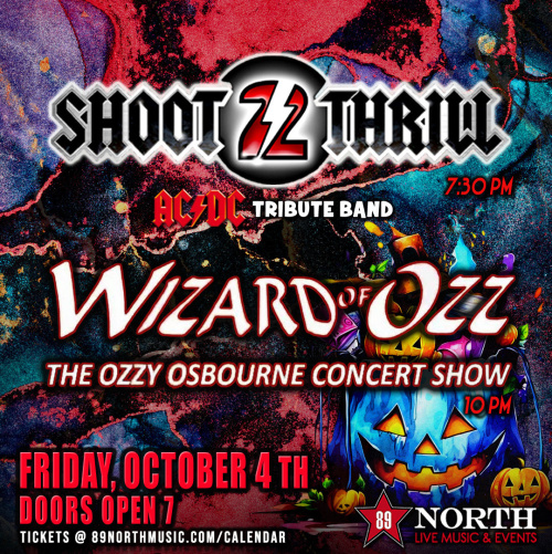 Flyer: Shoot 2 Thrill & Wizard of Ozz