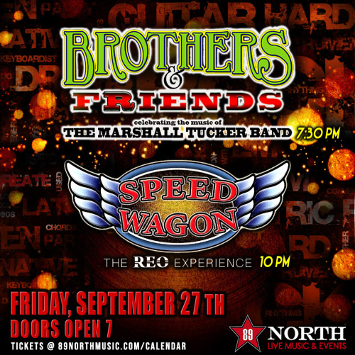 Flyer: Brother and Friends & Speedwagon