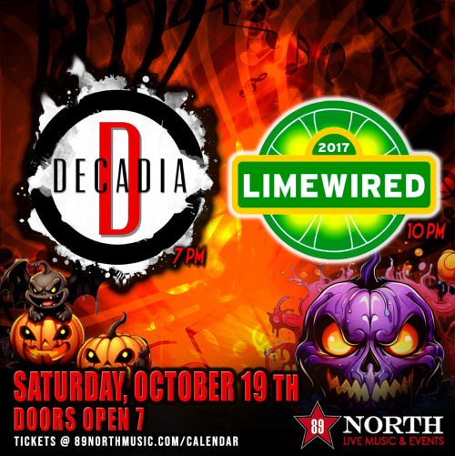 Flyer: Decadia & LimeWired