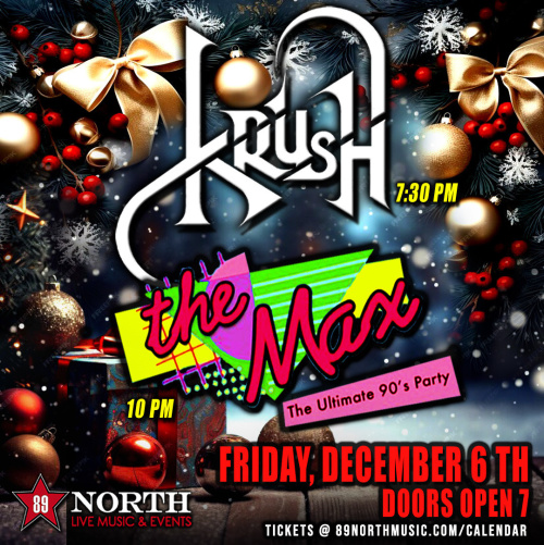 Flyer: Krush & The Max