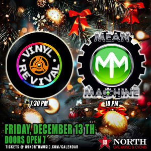 Flyer: Vinyl Revival & Mean Machine