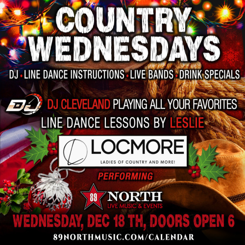 Flyer: Country Wednesdays - Featuring LocMore