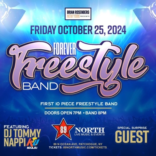 Forever Freestyle Band - With C-Bank and K7 of TKA will be hosting - Flyer