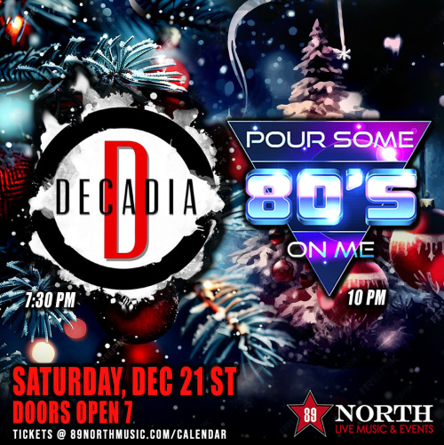 Flyer: Decadia & Pour Some 80