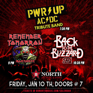 Flyer: Pwr/Up,  Remember Tomorrow, & Back to the Blizzard