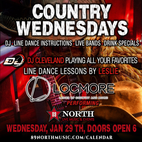 Flyer: Country Wednesdays - Featuring LoCMore