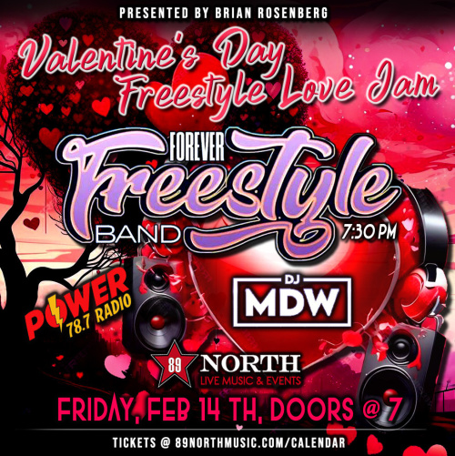 Forever Freestyle Band With DJ MDW - Flyer