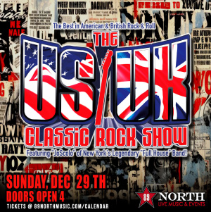 Flyer: The US/UK Classic Rock Show - Featuring JoScolo of New York