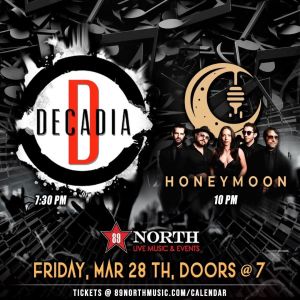 Flyer: Decadia & Honeymoon
