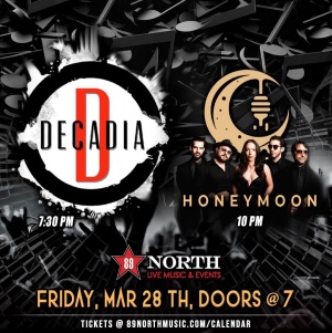 Flyer: Decadia & Honeymoon