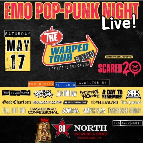 Scared 20 & The Warped Tour Band - Flyer