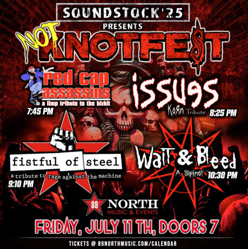 Soundstock '25 presents NOT-KNOTFEST - Flyer