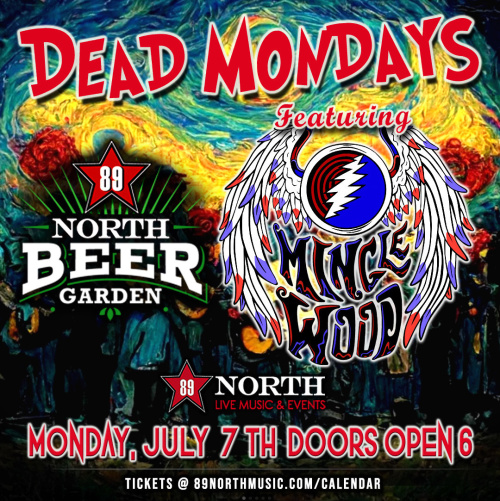 Dead Mondays featuring Minge Wood - Flyer