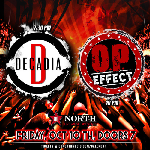 Decadia & OP Effect - Flyer