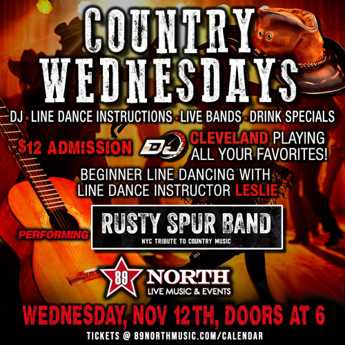 Country Wednesdays with Rusty Spur - Flyer