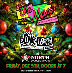Flyer: The Max & Blink 180 Who