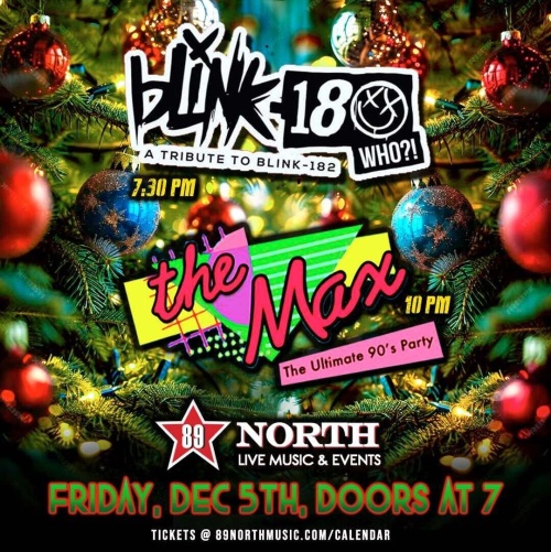 The Max & Blink 180 Who - Flyer