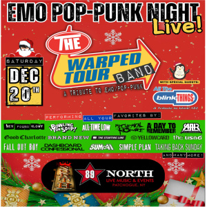 Flyer: The Warped Tour Band w/All The Blink Things