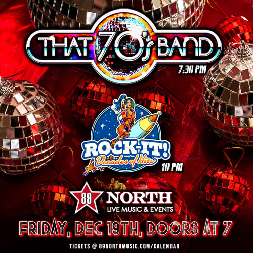 That 70's Band & Rock It - Flyer