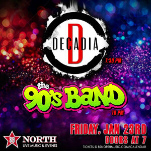 Flyer: Decadia & The 90