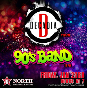Flyer: Decadia & The 90
