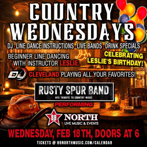 Flyer: Country Wednesday with Rusty Spur Band