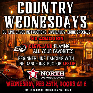Flyer: Country Wednesday with Leslie