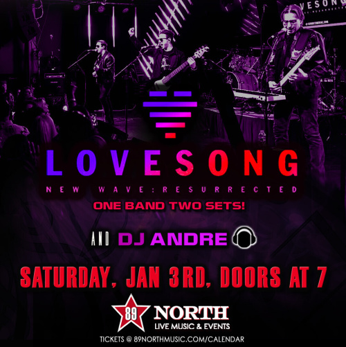 Lovesong with DJ Andre - Flyer