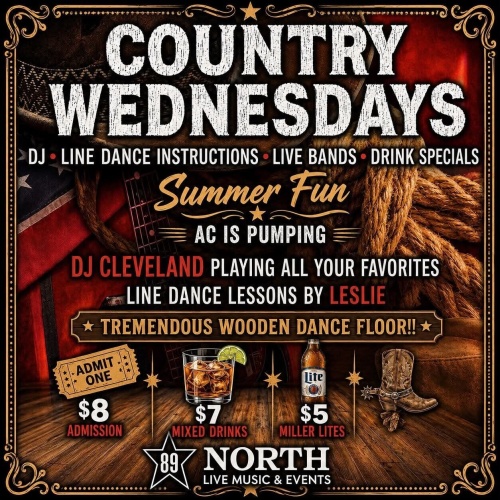 Country Wednesday with Leslie - Flyer