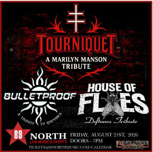 Flyer: Tourniquet, House of Flies, Bulletproof