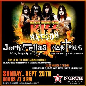 Flyer: KISS NATION TRIBUTE SHOW TO BENEFIT CANCER