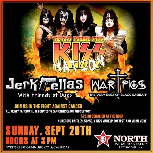 KISS NATION TRIBUTE SHOW TO BENEFIT CANCER - Flyer