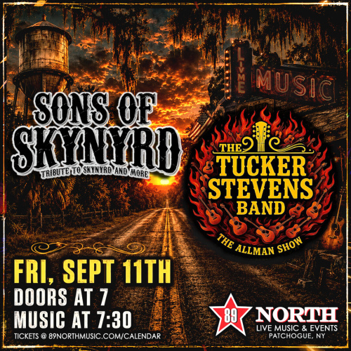 Sons of Skynyrd & The Tucker Stevens Band - Flyer