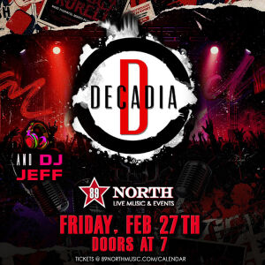 Flyer: Decadia & DJ Jeff