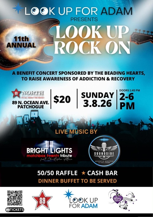 LOOK UP ROCK ON - FUNDRAISER - Flyer