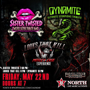 Flyer: Sister Twisted, Dynamite, Looks That Kill