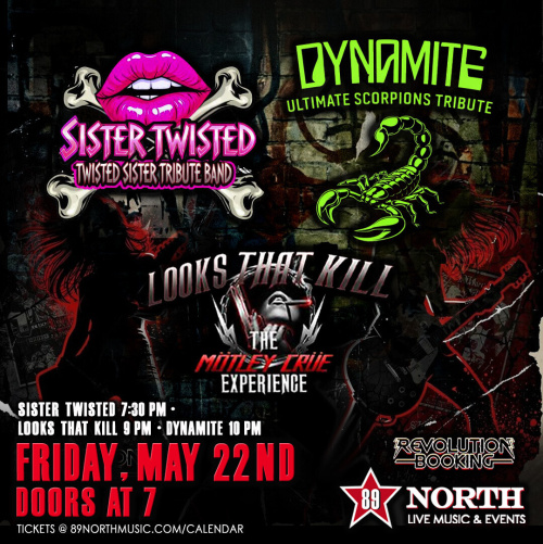 Sister Twisted, Dynamite, Looks That Kill - Flyer