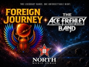Flyer: Foreign Journey & A Tribute to Ace Frehley featuring the Ace Frehley Band