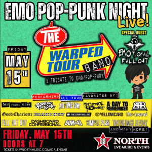 Flyer: The Warped Tour Band & Emotional Fall Out