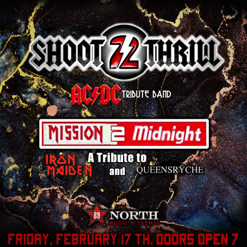 Flyer: Shoot to Thrill & Mission to Midnight