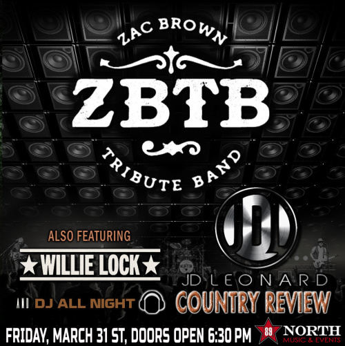Flyer: ZBTB, Wille Locke and JD Leonard Country Review