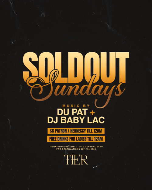 Sold Out Sundays - Flyer