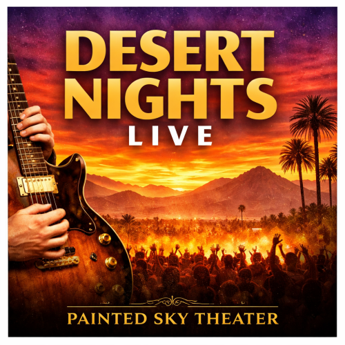 Desert Nights - LIVE - Flyer