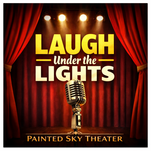 Laugh Under the Lights - Flyer