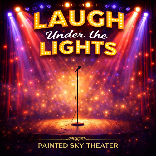 Laugh Under the Lights - Flyer