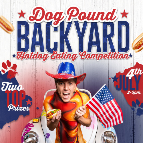 Hotdog Eating Competition - Flyer
