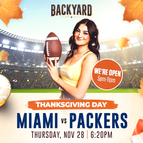 Thanksgiving Game Day Destination - Flyer