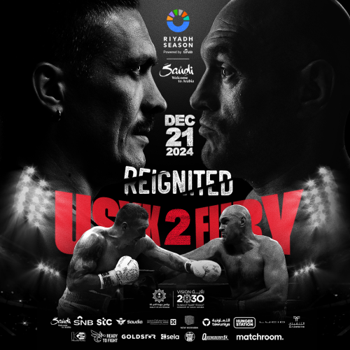 Fury VS Usyk - Flyer